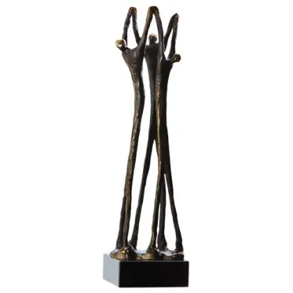 Zdjęcie Ekskluzywna statuetka wykonana z platerowanego brązu