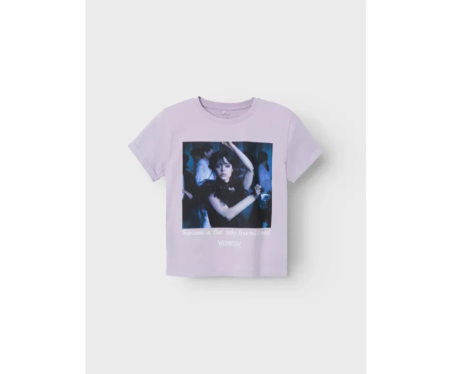 obrazek 1 NAME IT T-Shirt 13228850 Fioletowy Boxy Fit