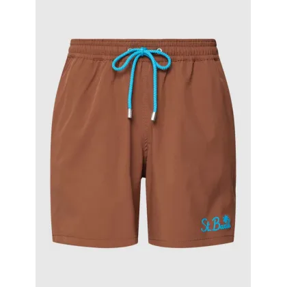 Zdjęcie Spodenki kąpielowe z wyhaftowanym logo model ‘COMFORT’