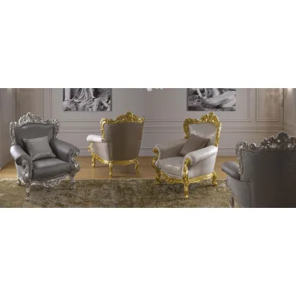 Zdjęcie Luksusowy fotel w stylu antycznym do wyjątkowego salonu – Morello Gianpaolo