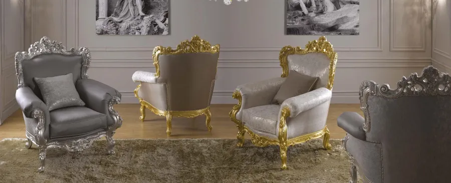 obrazek 1 Luksusowy fotel w stylu antycznym do wyjątkowego salonu – Morello Gianpaolo