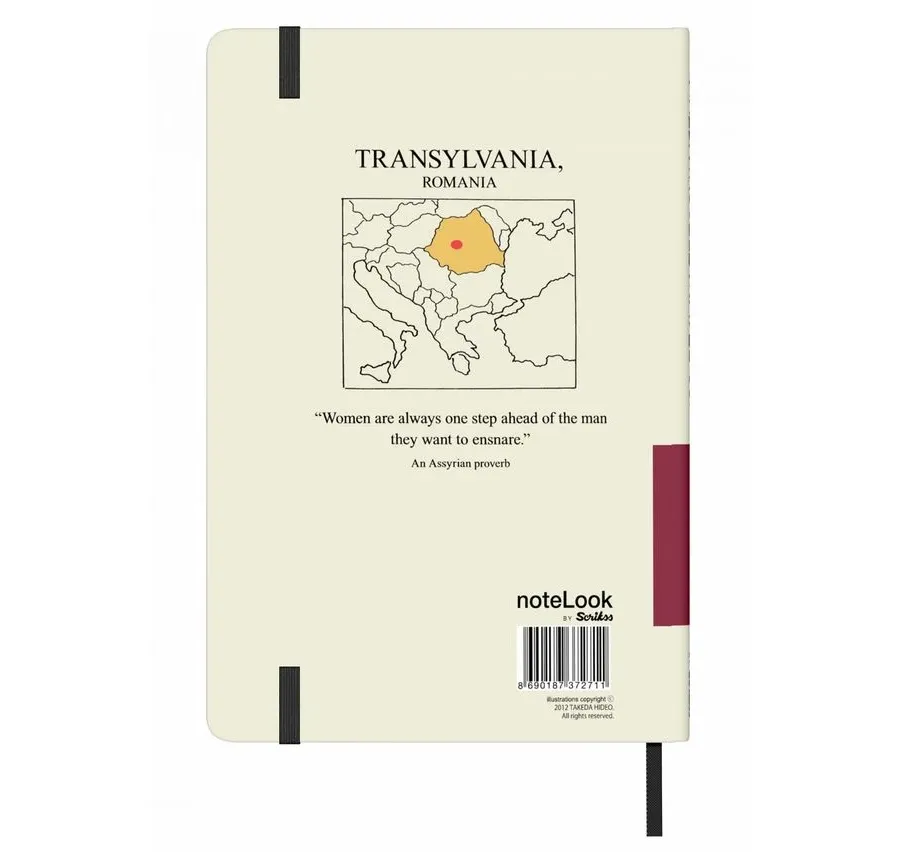 obrazek 5 Wykonany w Turcji - notatnik Takeda Transylwania w linie