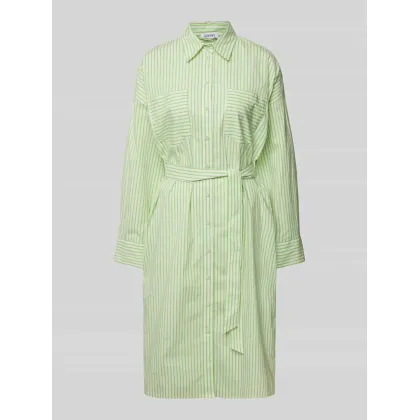 Zdjęcie Sukienka koszulowa z wiązanym paskiem