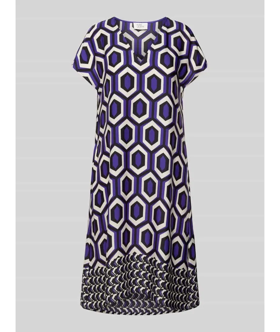 obrazek 1 Sukienka o długości do kolan z graficznym wzorem