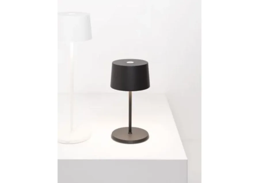 obrazek 3 Niebieska lampa bezprzewodowa Olivia Mini 22 cm