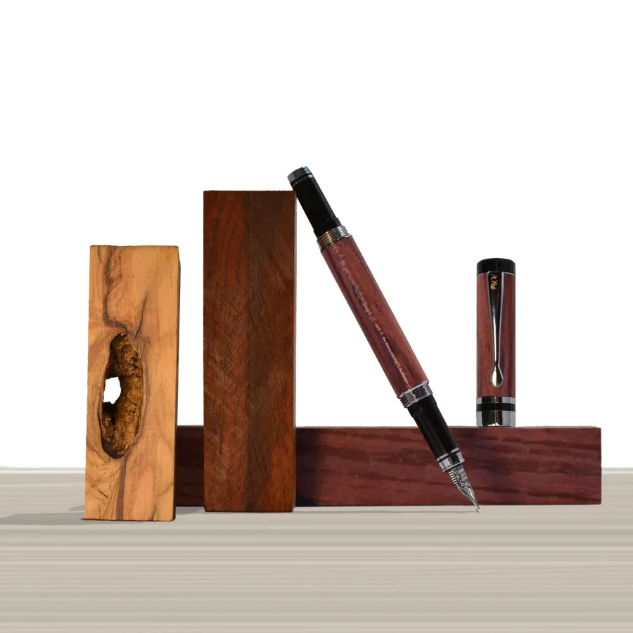 obrazek 3 Prestiżowe pióro z drewna bubinga - Ipazia Bubinga - M'Art