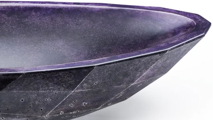 obrazek 3 Wyjątkowa umywalka 60 cm DIAMOND BASIC – VINTAGE, fioletowy, lakier półmatowy