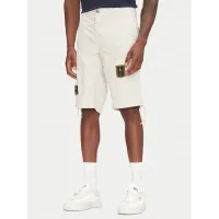 Zdjęcie Aeronautica Militare Szorty materiałowe 251BE041CT1122 Écru Regular Fit