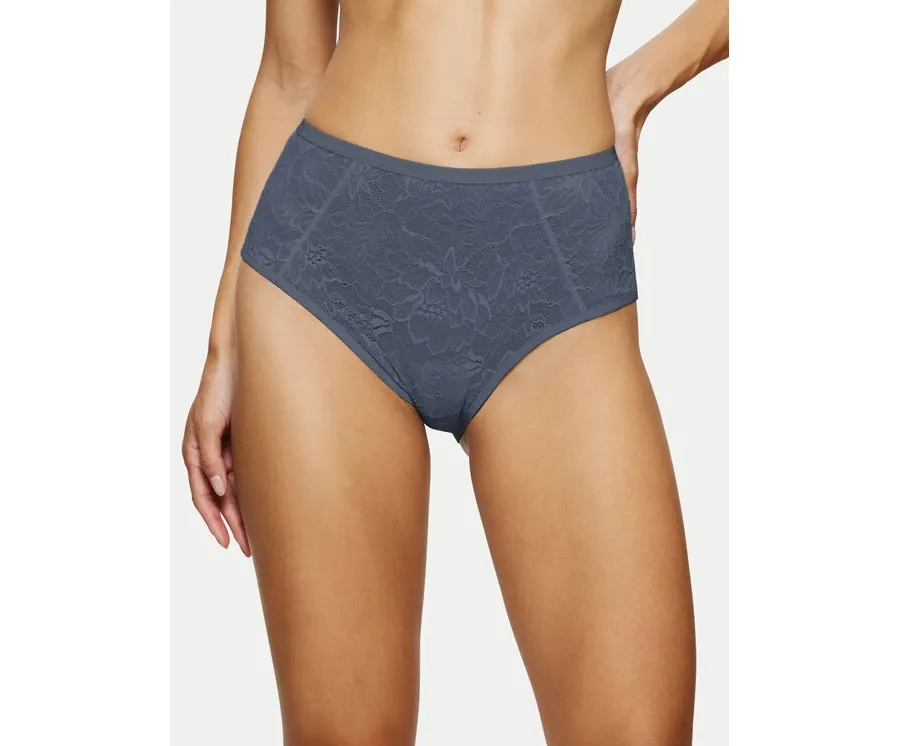 obrazek 1 Triumph Figi klasyczne z wysokim stanem Amourette Charm 10216997 Niebieski