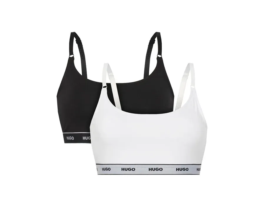 obrazek 1 HUGO Komplet 2 biustonoszy topów 50480158 Biały