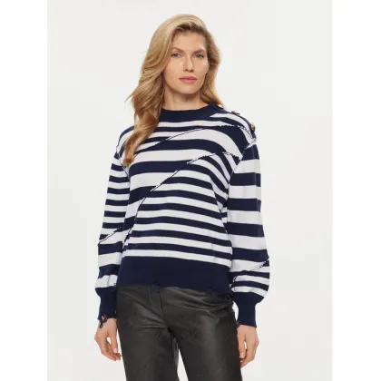 Zdjęcie Silvian Heach Sweter GPP24300MA Granatowy Regular Fit