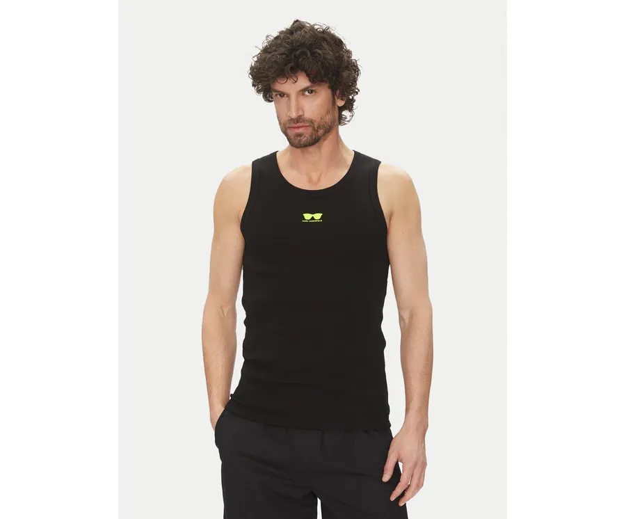 obrazek 1 KARL LAGERFELD Tank top 755401 552238 Czarny Slim Fit