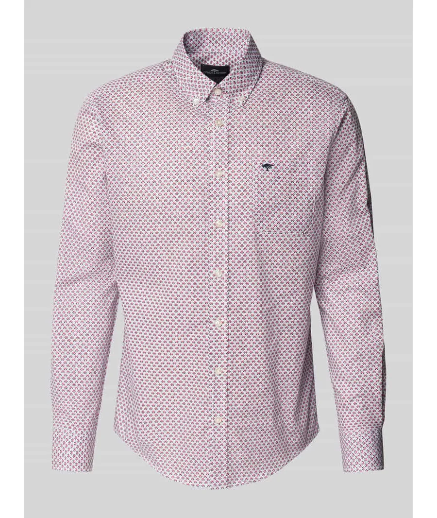 obrazek 1 Koszula casualowa o kroju regular fit z kołnierzykiem typu button down