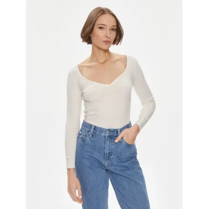 Zdjęcie Pepe Jeans Bluzka Huala PL505755 Biały Slim Fit