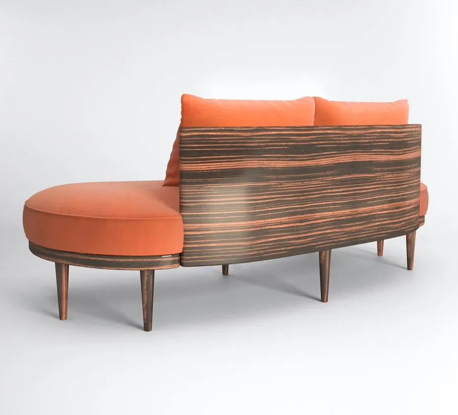 obrazek 4 Pomarańczowa prestiżowa sofa do apartamentu – Muranti