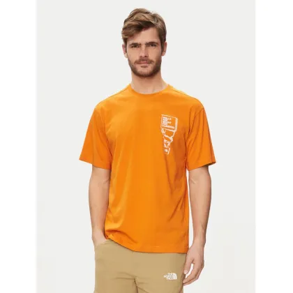 Zdjęcie The North Face T-Shirt NF0A87FF Pomarańczowy Regular Fit