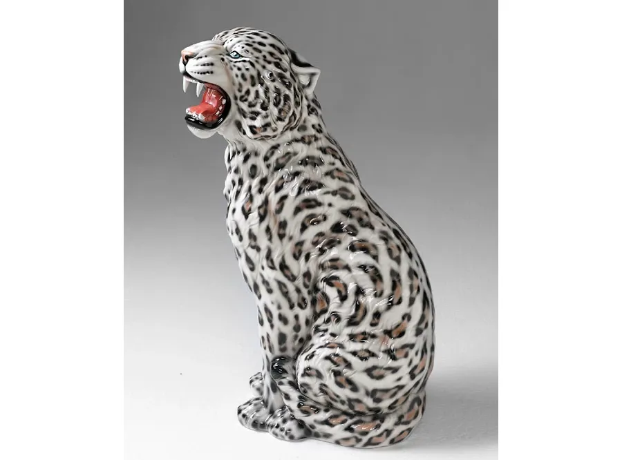 obrazek 1 Elegancki ozdobny lampart z ceramiki - Il Gattopardo