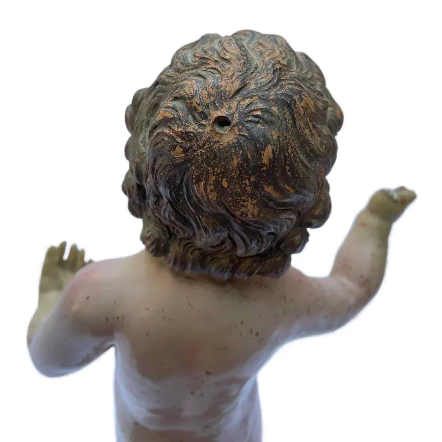obrazek 9 Antyczna figura Dzieciątka Jezus z XVIII wieku
