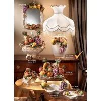 Zdjęcie Ceramiczna lampa z owocami