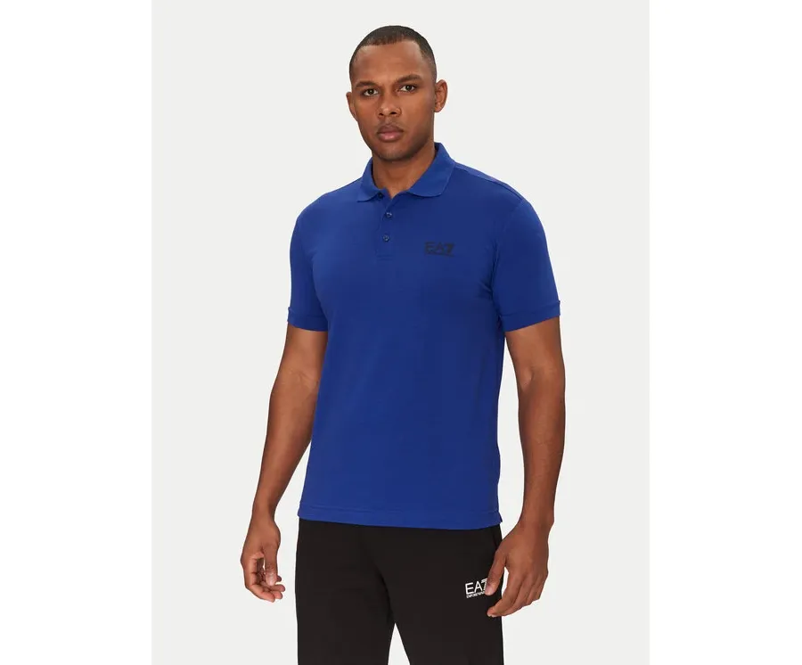 obrazek 1 EA7 Emporio Armani Polo 8NPF14 PJVQZ UA031 Niebieski Regular Fit