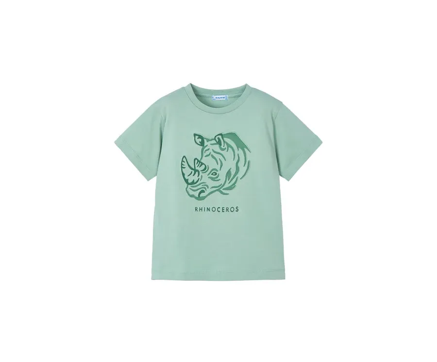 obrazek 1 Mayoral T-Shirt 3042 Zielony Regular Fit