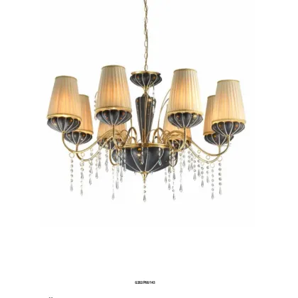 Zdjęcie Bajeczny żyrandol o 8 kloszach Ceramiche Stella