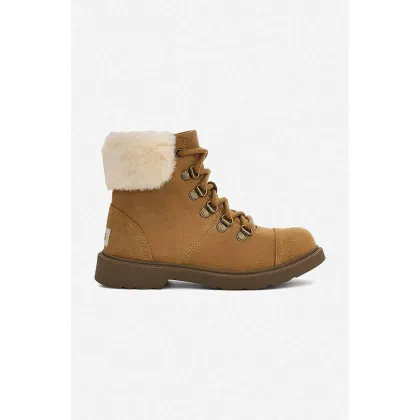 Zdjęcie UGG workery zamszowe Azell Hiker Weather damskie kolor brązowy ocieplone 1123622K.CTSD-CTSD