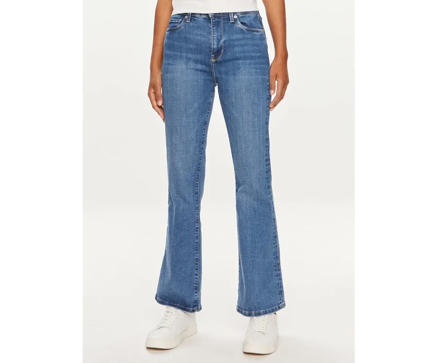obrazek 1 Pepe Jeans Jeansy PL204733 Niebieski Flare Fit