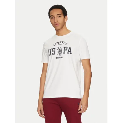 Zdjęcie U.S. Polo Assn. T-Shirt MUP4083 Biały Regular Fit