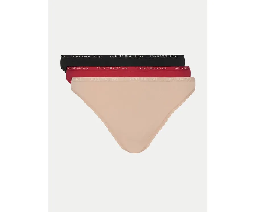 obrazek 1 Tommy Hilfiger Komplet 3 par fig klasycznych UW0UW05953 Kolorowy
