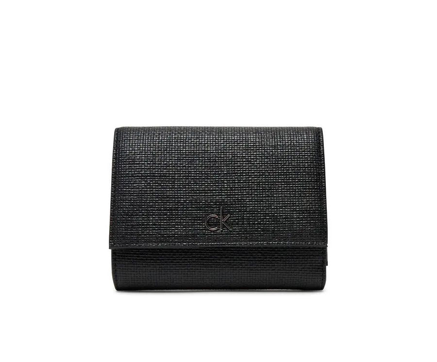 obrazek 1 Calvin Klein Mały Portfel Damski Ck Daily Medium Trifold_Tex K60K612945 Czarny