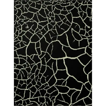 Zdjęcie Wyszukany czarny dywan wykonany z wełny - Sartori Rugs