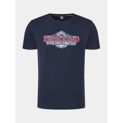 Zdjęcie Petrol Industries T-Shirt M-1040-TSR602 Granatowy Regular Fit