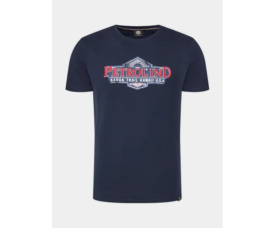 obrazek 1 Petrol Industries T-Shirt M-1040-TSR602 Granatowy Regular Fit
