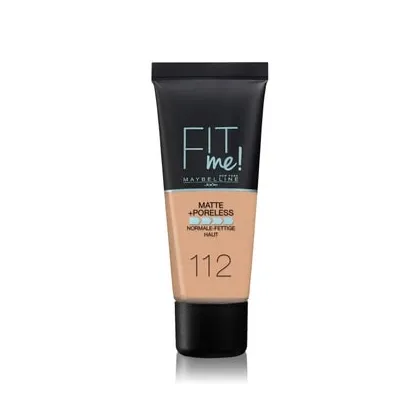Zdjęcie Maybelline Fit Me Matt+Poreless Podkład w płynie 30 ml Nr. 112 - Soft Beige