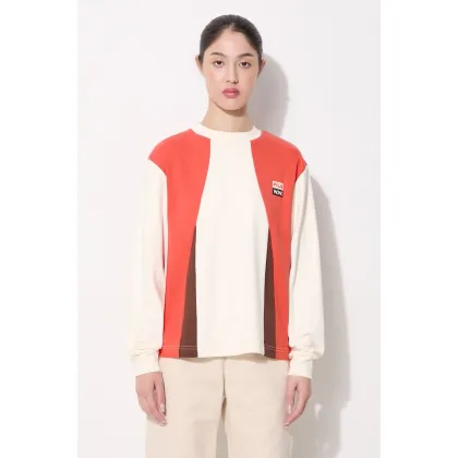 Zdjęcie Wood Wood longsleeve bawełniany X Fila kolor biały 688377.B029-WHITE