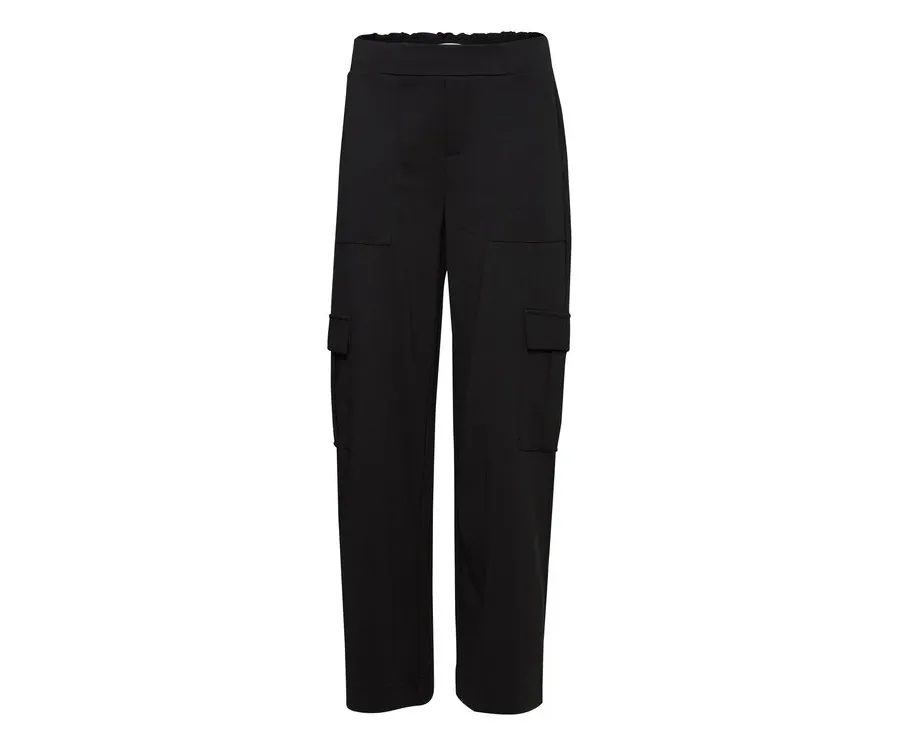 obrazek 1 ICHI Spodnie materiałowe 20120199 Czarny Regular Fit