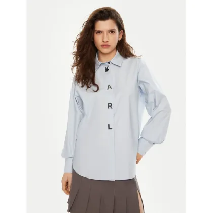 Zdjęcie KARL LAGERFELD Koszula A1W11026 Niebieski Regular Fit