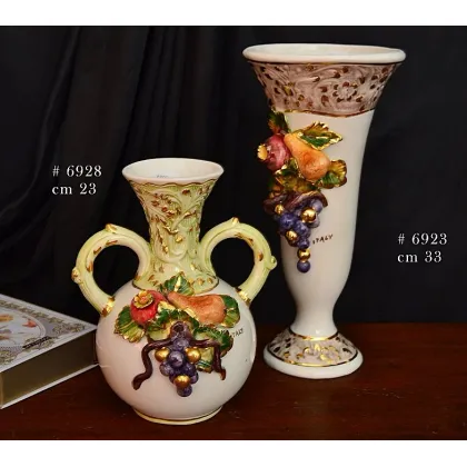 Picture Italian decorative vases made of ceramics