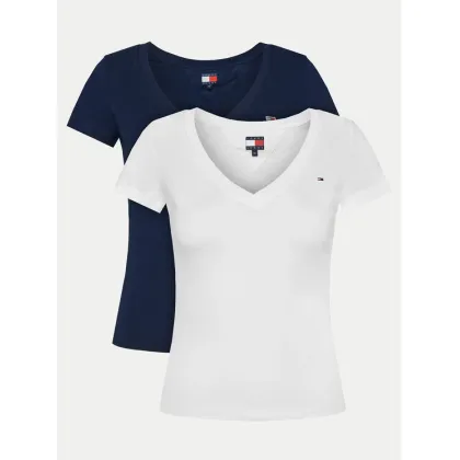 Zdjęcie Tommy Jeans Komplet 2 t-shirtów DW0DW21367 Kolorowy Slim Fit
