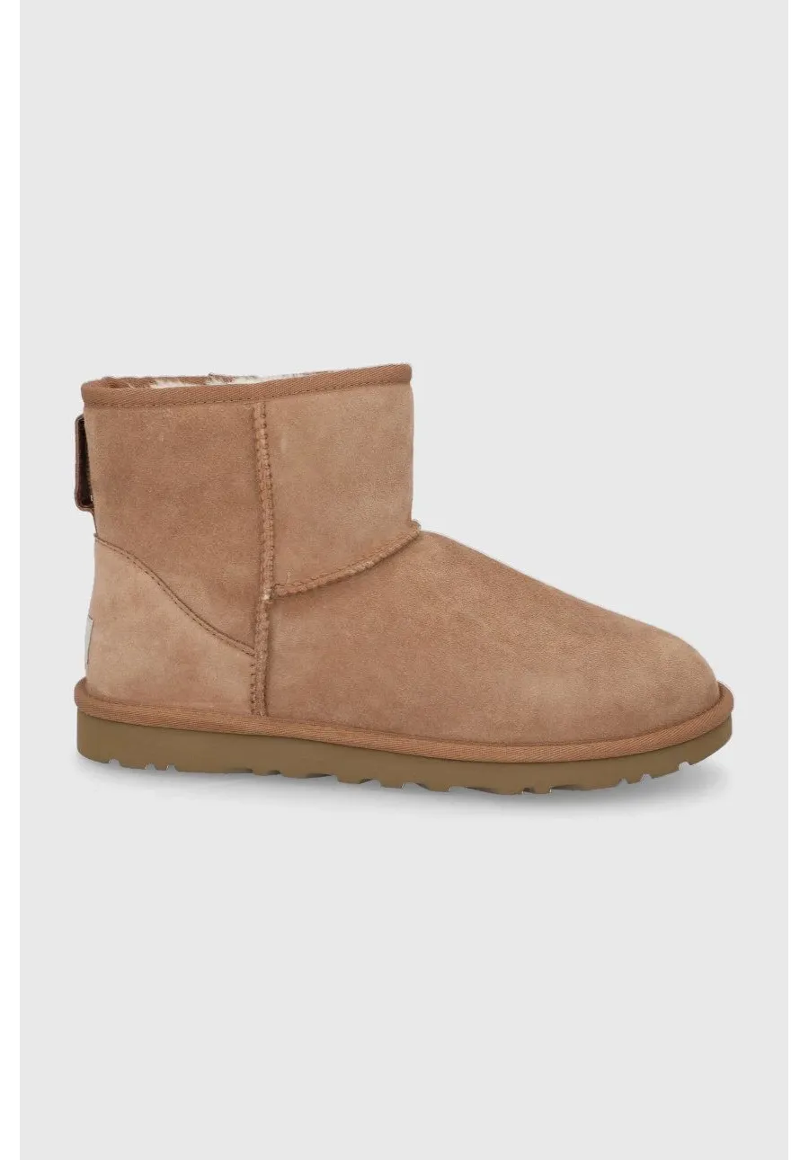 obrazek 1 UGG Śniegowce zamszowe Classic Mini męskie kolor brązowy 1002072.CHE