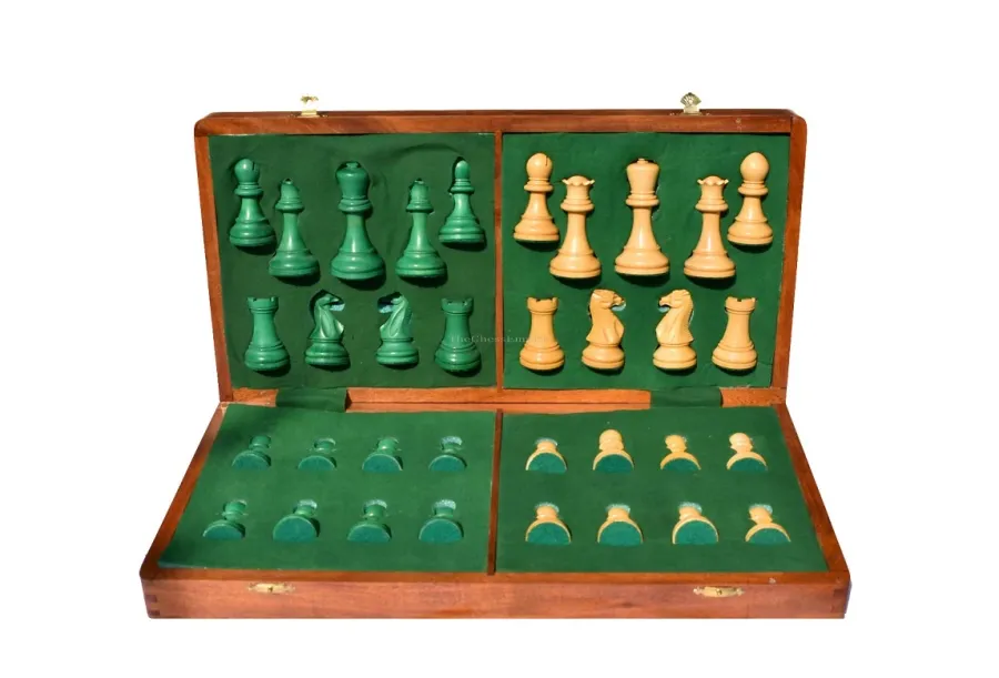 obrazek 8 Cudowne pionki szachowe wykonane z bukszpanu z planszą - The Chess Empire