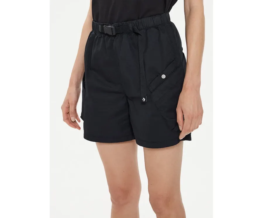 obrazek 1 Converse Szorty sportowe W Utility Festival Short 10026395-A03 Czarny Regular Fit