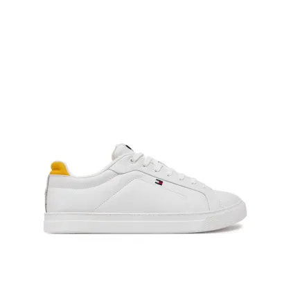 Zdjęcie Tommy Hilfiger Sneakersy Icon Court Pinperf Lth FM0FM05483 Biały