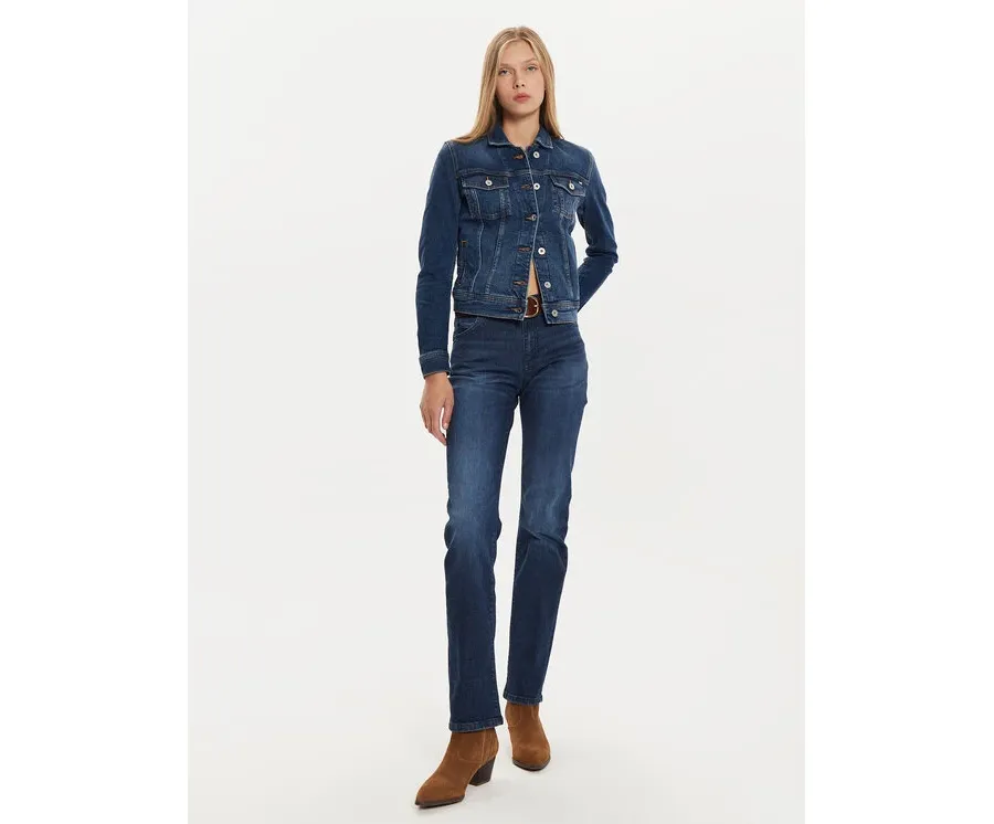 obrazek 1 Mustang Jeansy Crosby 1015567 Granatowy Straight Fit