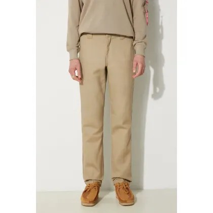 Zdjęcie Dickies spodnie 872 Work Pant Rec męskie kolor zielony dopasowane DK0A4XK8KHK-KHAKI