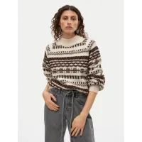 Zdjęcie Vero Moda Golf Henya 10315561 Beżowy Regular Fit