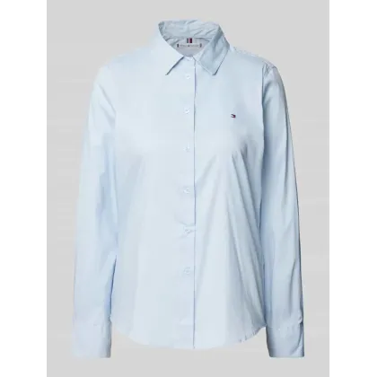 Zdjęcie Bluzka koszulowa o kroju regular fit z listwą guzikową na całej długości