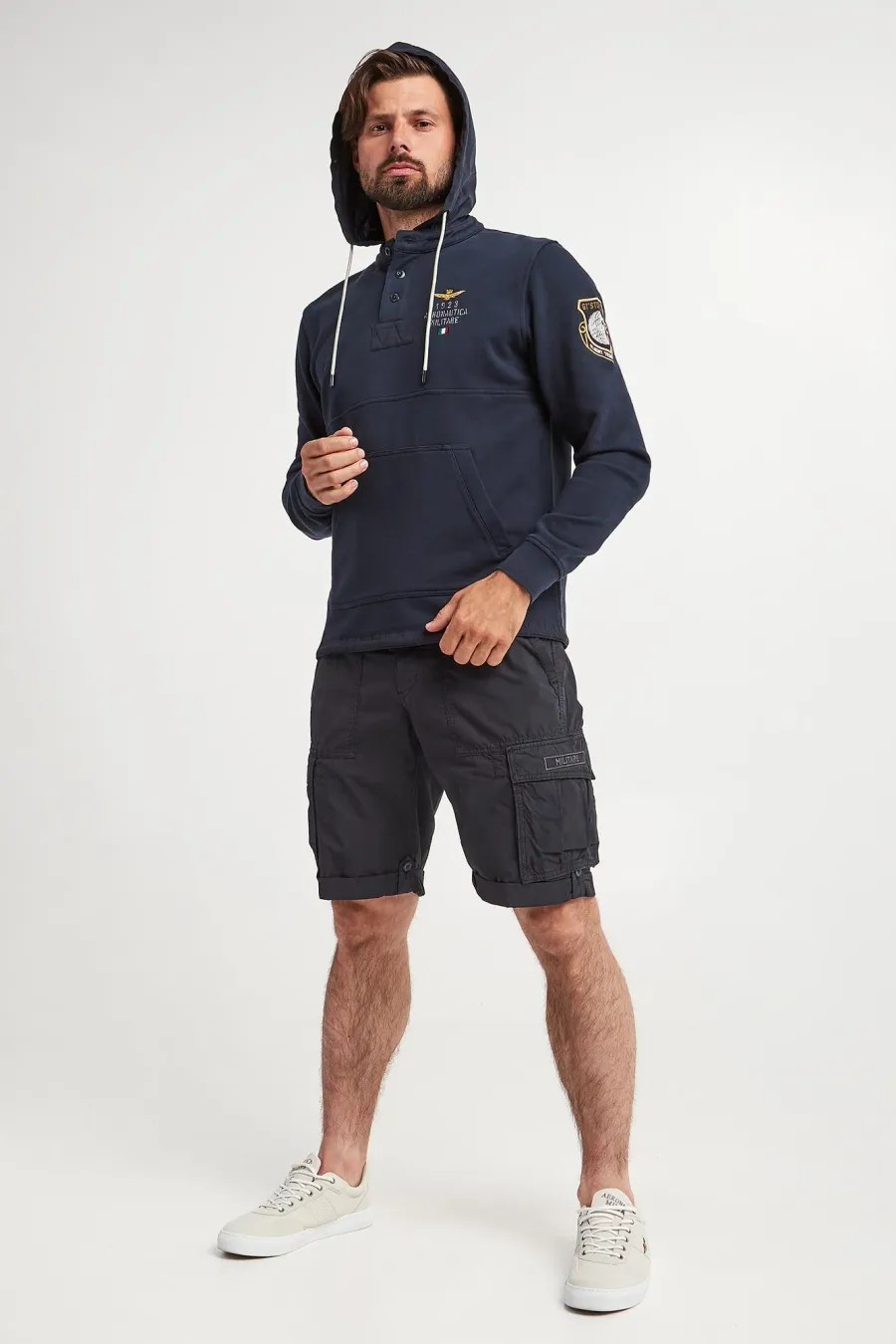 obrazek 1 Bluza z kapturem męska AERONAUTICA MILITARE Aeronautica Militare