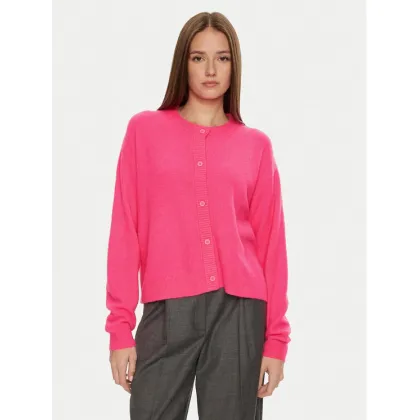 Zdjęcie American Vintage Kardigan Damsville DAM19EH24 Różowy Loose Fit